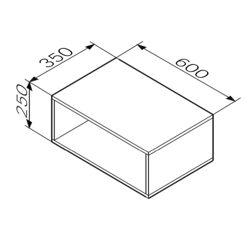Ниша для шкафа AM.PM Func 60*35*25 темное дерево