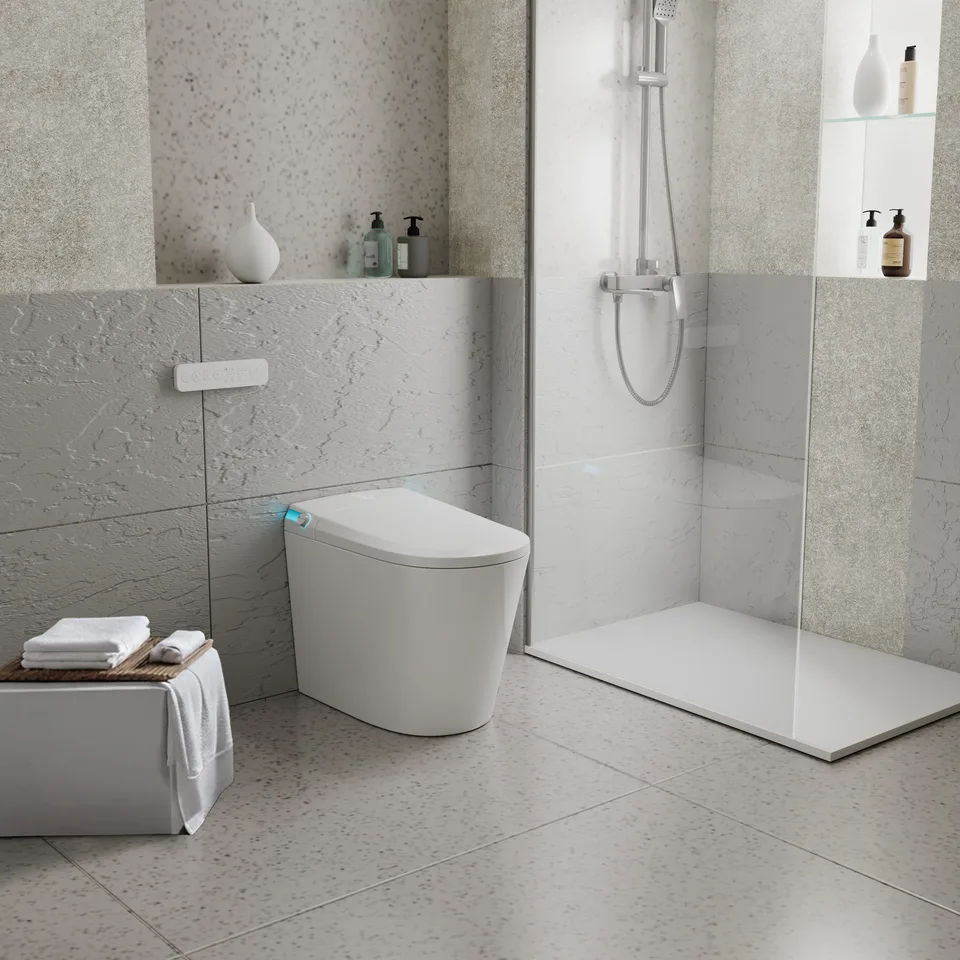 Унитаз приставной Grossman Smart GR-PR-5702 (580х380х460) белый, выпуск в стену, 1 место