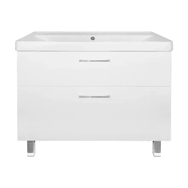 Комплект Тумба Azario Ника 90 Н напольная с раковиной Монте 90 CS00089956