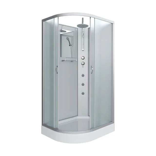 Душевая кабина Niagara Classic NG-3312-14RBKTG (120х80х210) низкий поддон(13см),стекло матовое