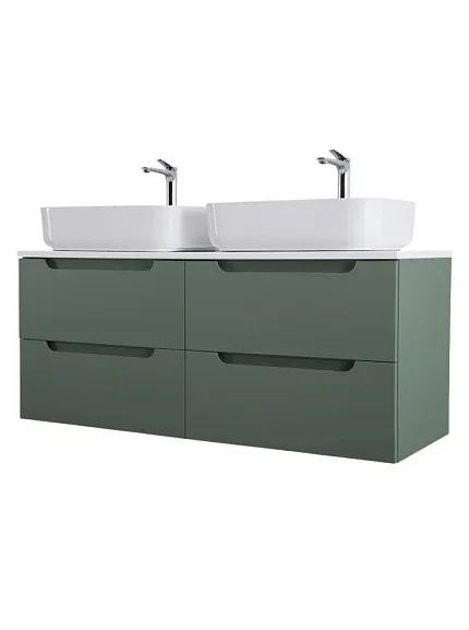 Тумба с раковиной BelBagno Этна (Etna) 120 еловая матовая (столешница EK-120-2-BO, раковины BB1304)