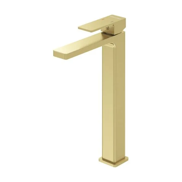 Смеситель для раковины высокий Grossman Style 520.K35.05.320 золото сатиновый