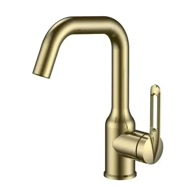Смеситель Haiba HB10825-5 для раковины брашированное золото