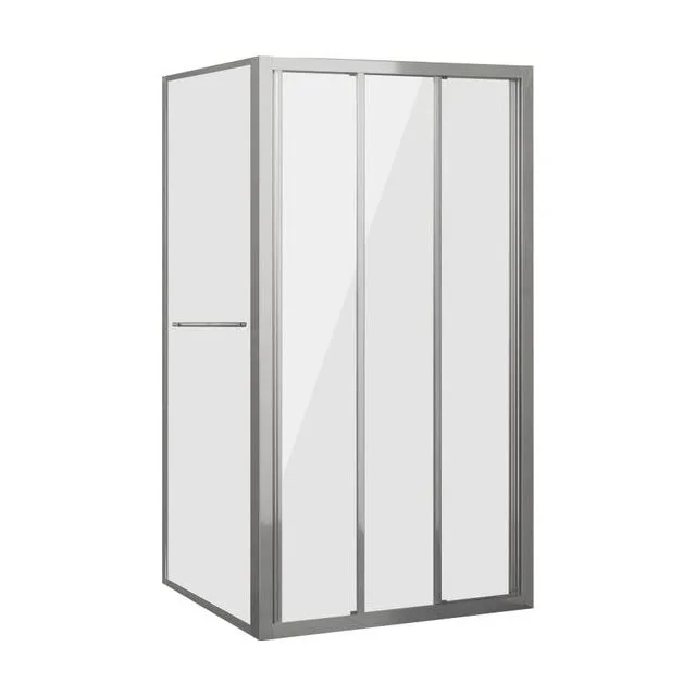 Душевое ограждение Grossman Alba1 GR-9090Al1 (90х90х190) квадрат,раздвижная