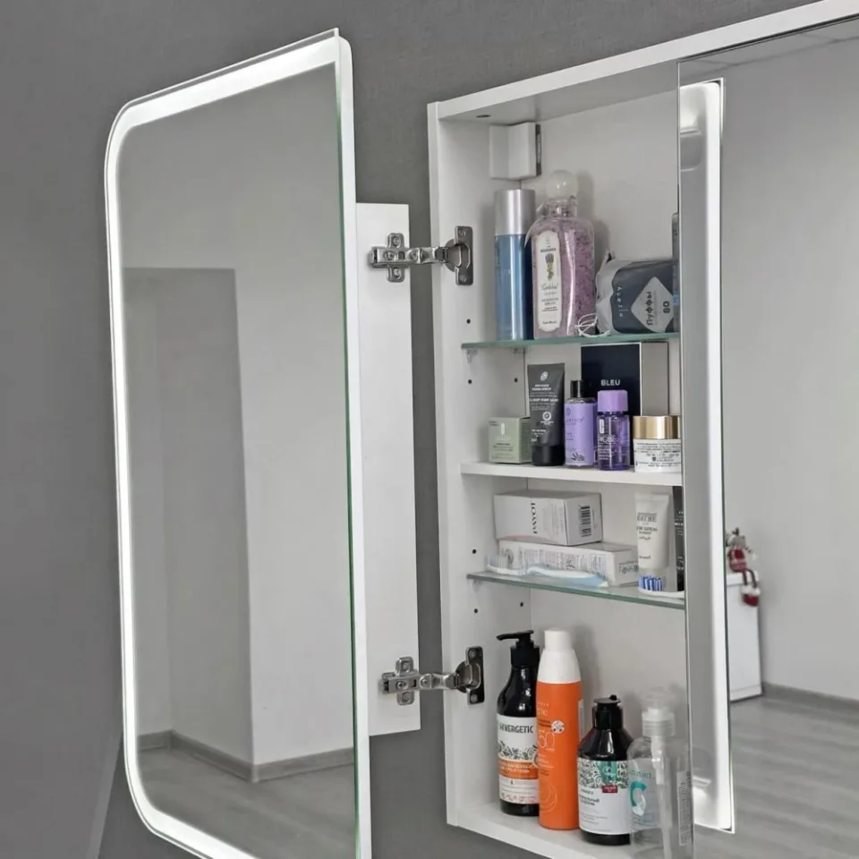 Зеркало-шкаф Alavann Cosmetic Light 100 поворотное зеркало с приближением