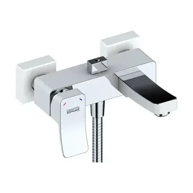 Смеситель WasserKRAFT Aller 1061WHITE для ванны и душа
