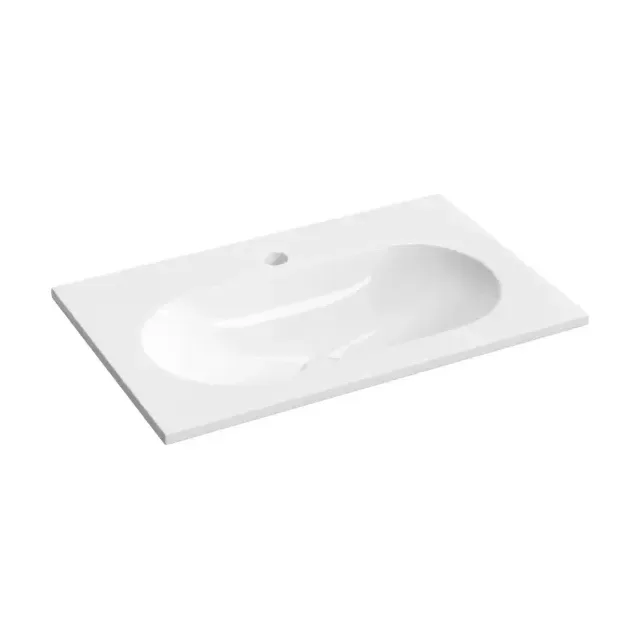 Раковина из сантехнического фарфора Ceramica Nova Калиста (Calista) 61 см CN6092 накладная цвет белый