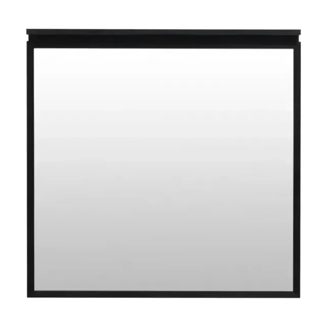 Зеркало Allen Brau Priority 1.31015.BB 80*75 с Led-подсветкой черный браш