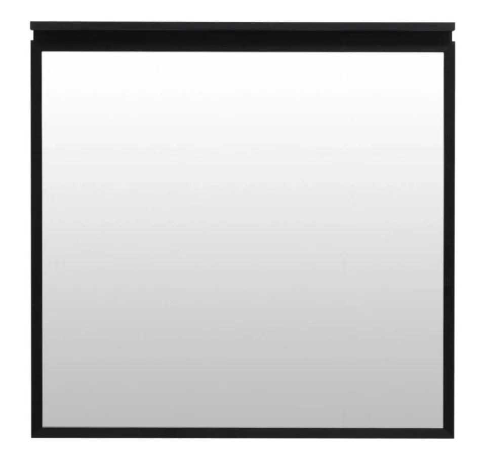 Зеркало Allen Brau Priority 1.31015.BB 80*75 с Led-подсветкой черный браш