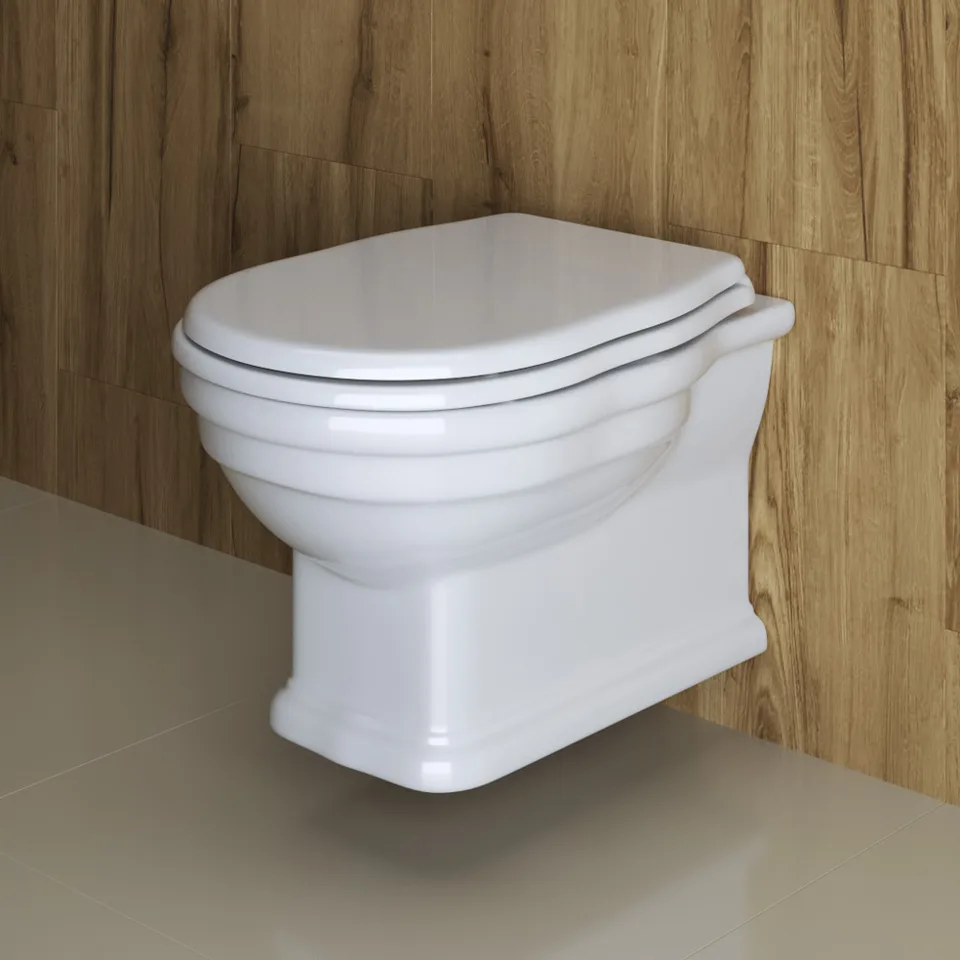 Унитаз подвесной безободковый BelBagno BOHEME BB115CH/BB115SC
