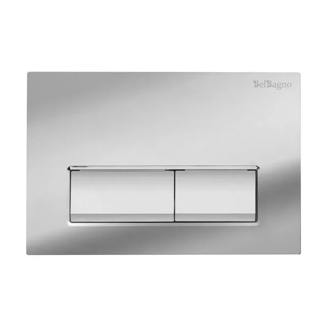 Кнопка смыва BelBagno BB-15R-CRM, хром