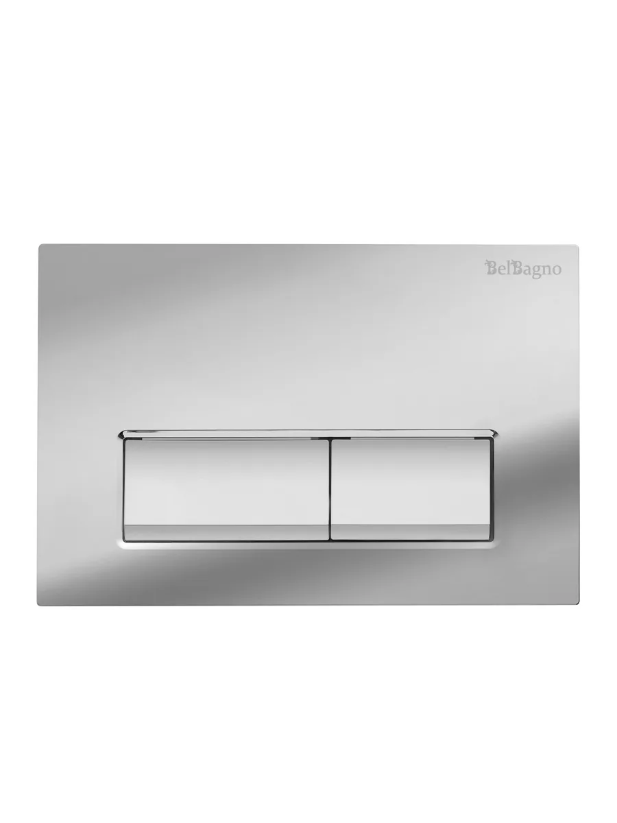 Кнопка смыва BelBagno BB-15R-CRM, хром