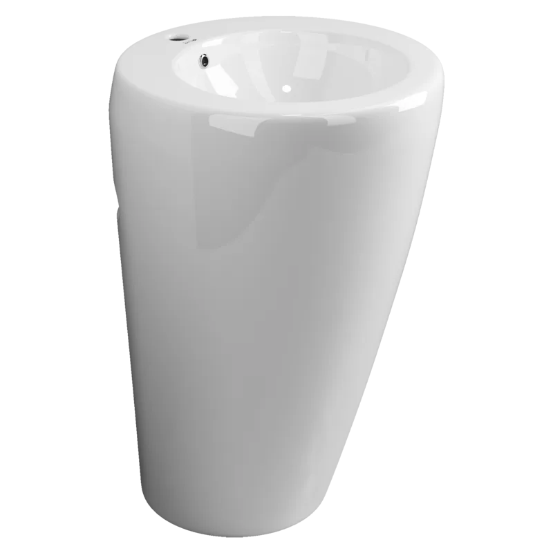 Раковина из сантехнического фарфора Ceramica Nova 850 55 см CN1807 напольная цвет белый