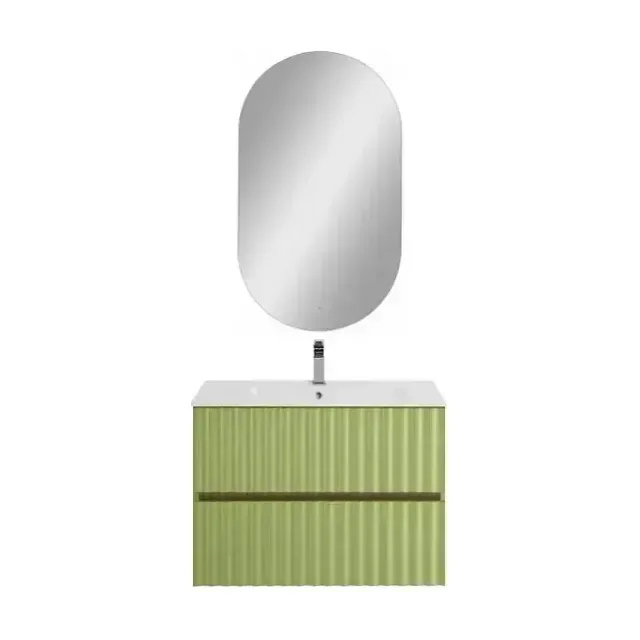 Комплект мебели Art&Max Элегант/Elegant 80 с LED подсветкой ручек мята