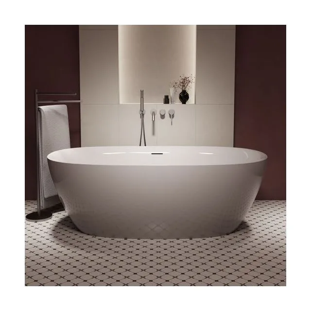 Ванна Vincea VBT-708-1600 160x80 отдельностоящая овальная универсальная