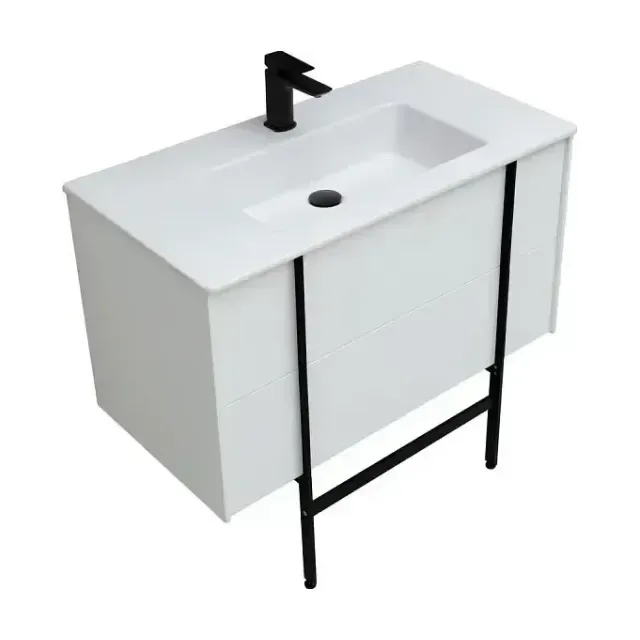 Тумба с раковиной Allen Brau Reality 1.32006.WM 90 белая матовая без ножек