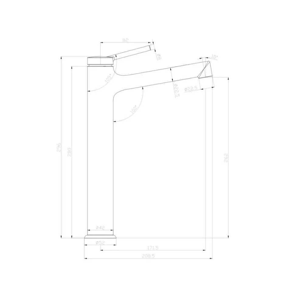 Смеситель Lemark Minima LM3809C для раковины хром