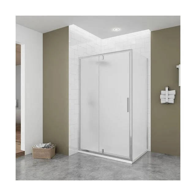 Боковая панель Veconi Ottimo SP CH, 700х1900 хром, стекломатовое