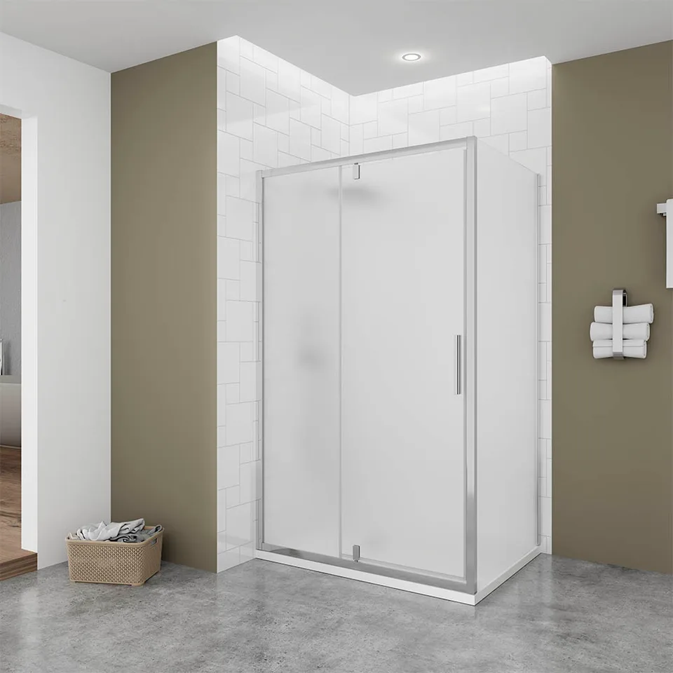 Боковая панель Veconi Ottimo SP CH, 700х1900 хром, стекломатовое