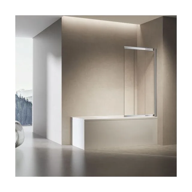 Душевая шторка на ванну Vincea VSB-6E900CL-R 90х140 стекло прозрачное 6 мм профиль хром