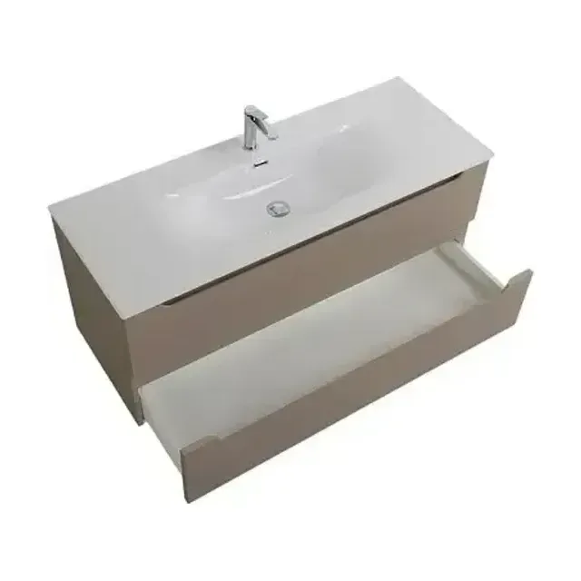 Комплект мебели BelBagno Этна (Etna) 120 бежевый матовый (раковина BB-8099-120)