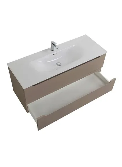 Комплект мебели BelBagno Этна (Etna) 120 бежевый матовый (раковина BB-8099-120)