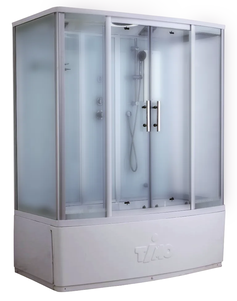 Timo Standart T-6650 Silver Fabric душевая кабина (150*88*220), турецкая баня хамам