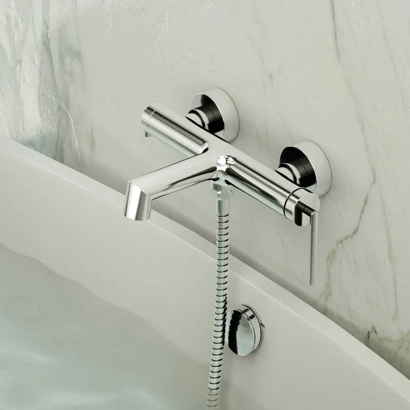 Смеситель BelBagno Аква (Acqua) ACQUA-VASM-CRM для ванны и душа,хром