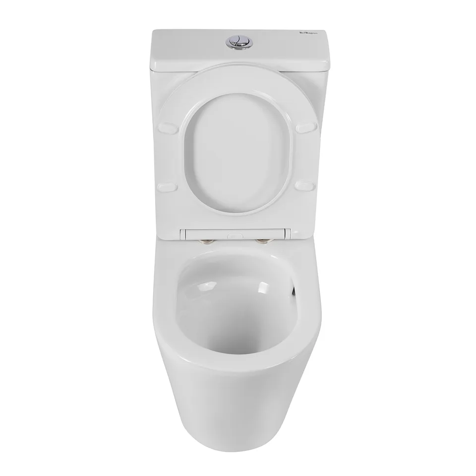 Унитаз-компакт безободковый BelBagno FLAY-TOR BB2149CP-TOR/SC/BB2149T