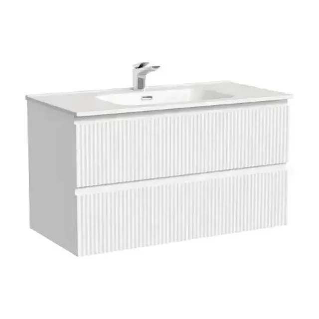 Тумба с раковиной Sancos Сноб Р/Snob R 90 Bianco