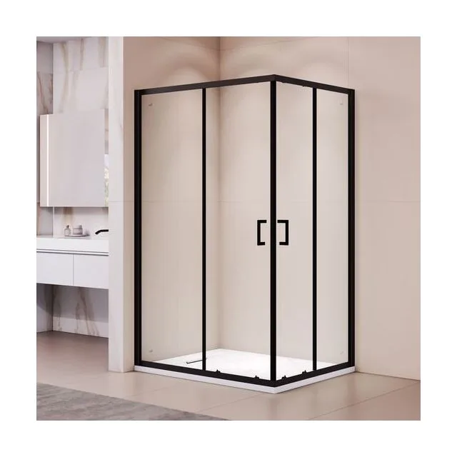 Душевой уголок RGW PA-040B — 900x1000, прозрачное, профиль черный