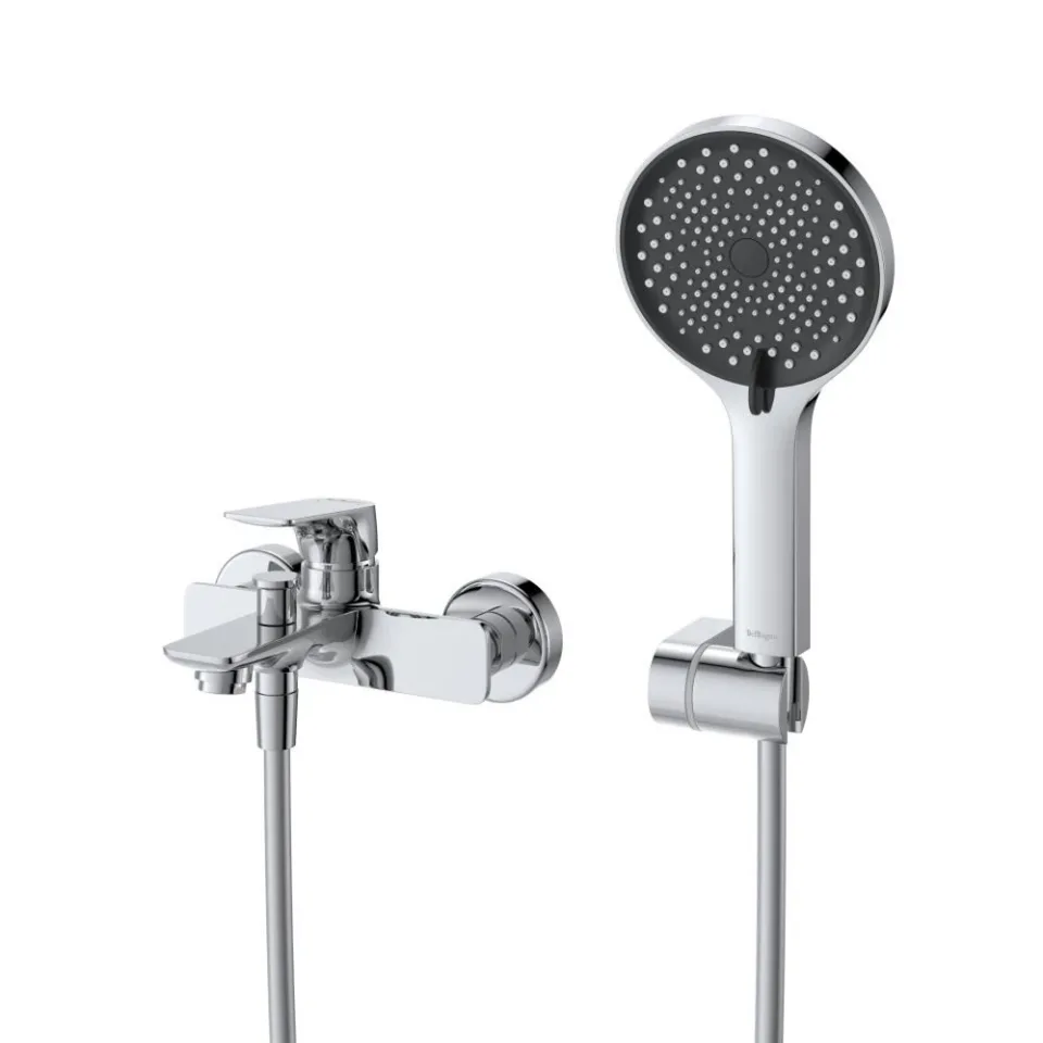 Смеситель BelBagno Марино (Marino) VASM-CRM для ванны и душа с душевыми аксессуарами