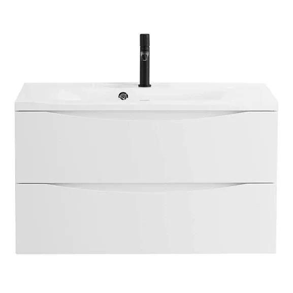 Тумба с раковиной BelBagno Марино (Marino) 110 белый матовый