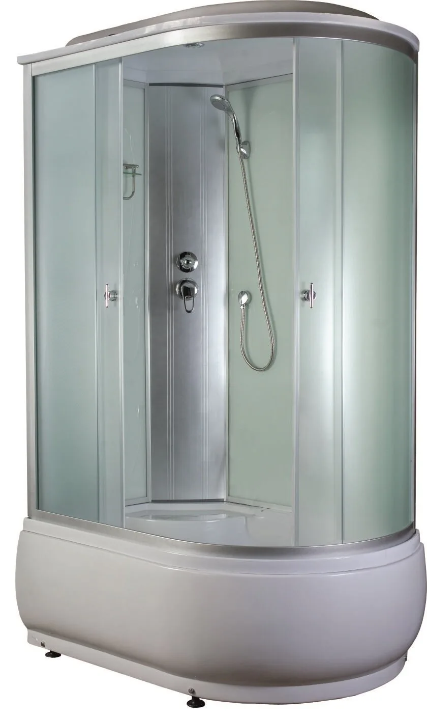 Душевая кабина AQUAPULSE 4006D 120х80х220см. fabric white (в/п), угол левый.