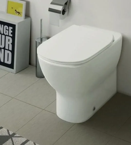 Приставной унитаз Ideal Standard Tesi 36,5*55,5 безободковый с крышкой-сиденьем микролифт Slim