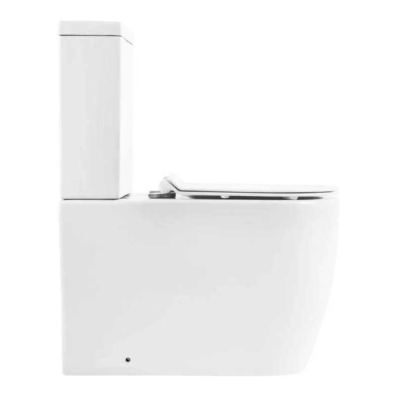 Унитаз-компакт BelBagno Марино (Marino) BB105CPR безободковый,горизонтальный выпуск с крышкой-сиденьем BB2111SC