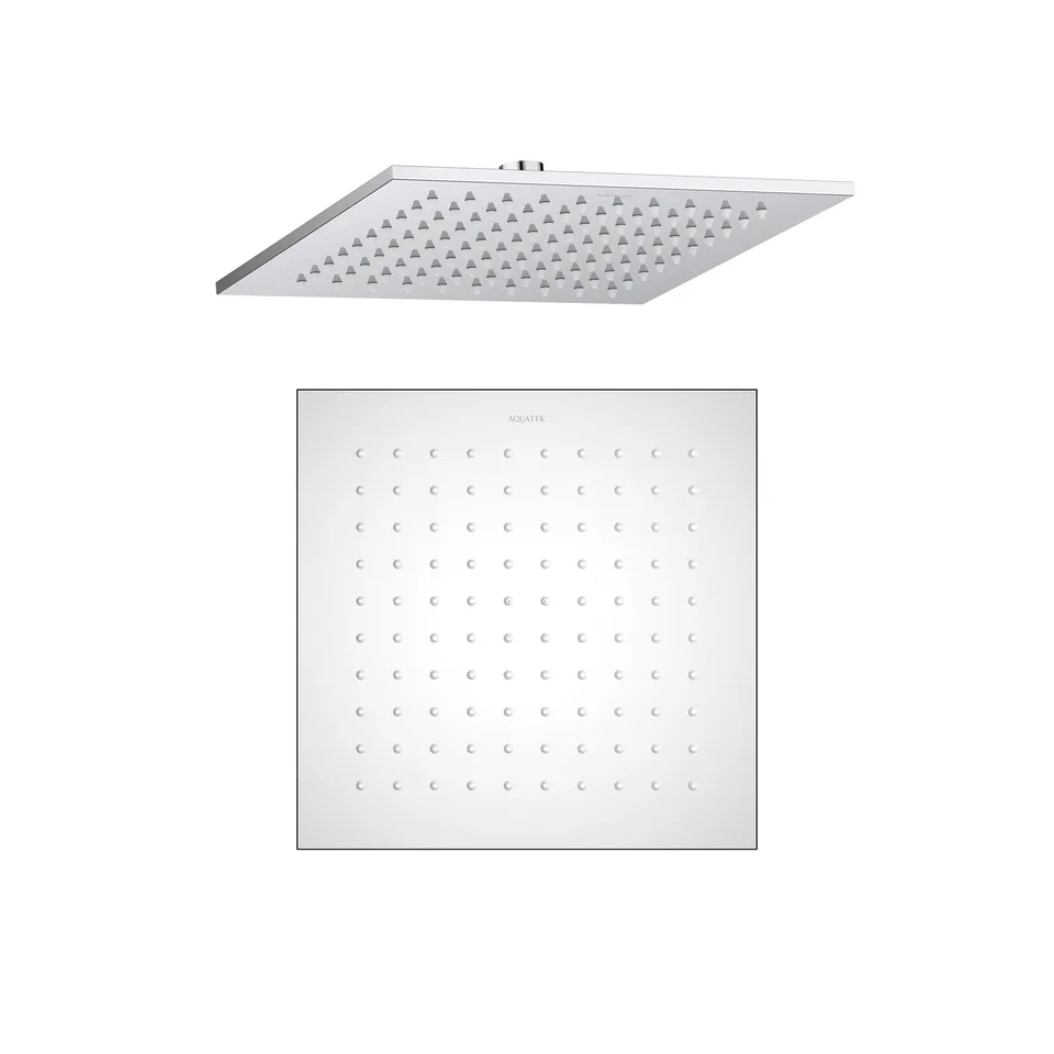 Квадратный верхний душ  250*250*7 мм AQUATEK AQ2076CR