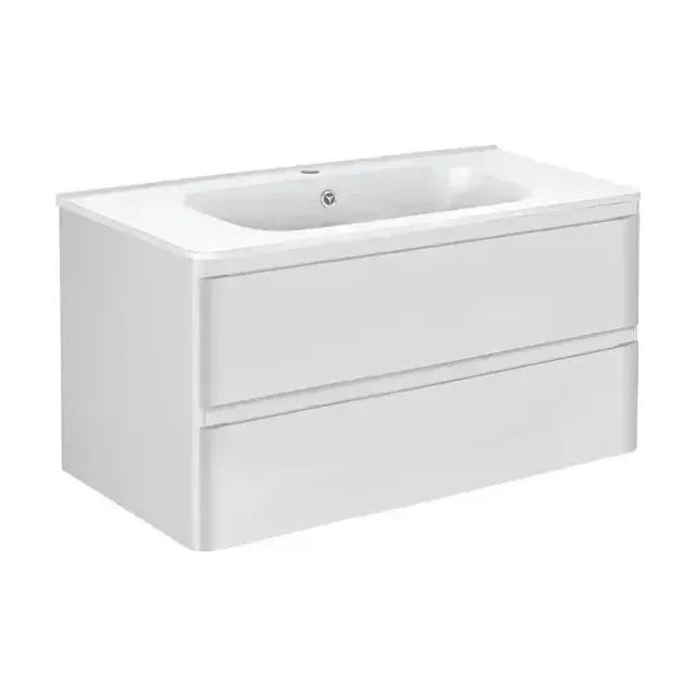 Тумба с раковиной Vincea Вико (Vico) 100 белый глянец
