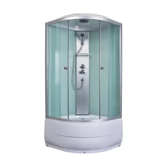 Душевая кабина AQUAPULSE 4001D 80х80х220см. fabric white (в/п).