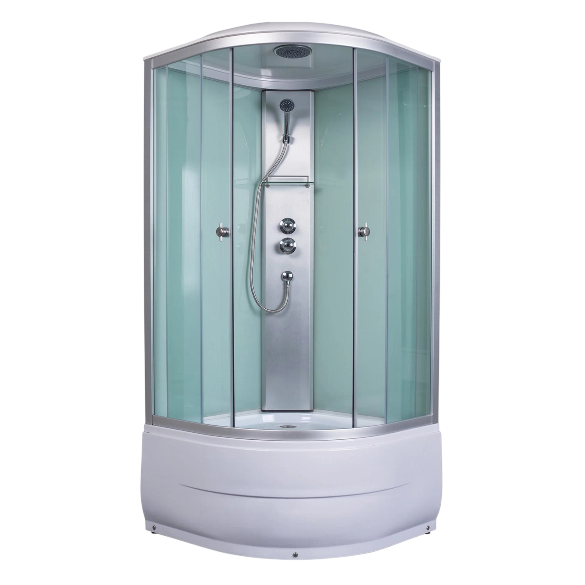 Душевая кабина AQUAPULSE 4002D 90х90х220см. fabric white (в/п).