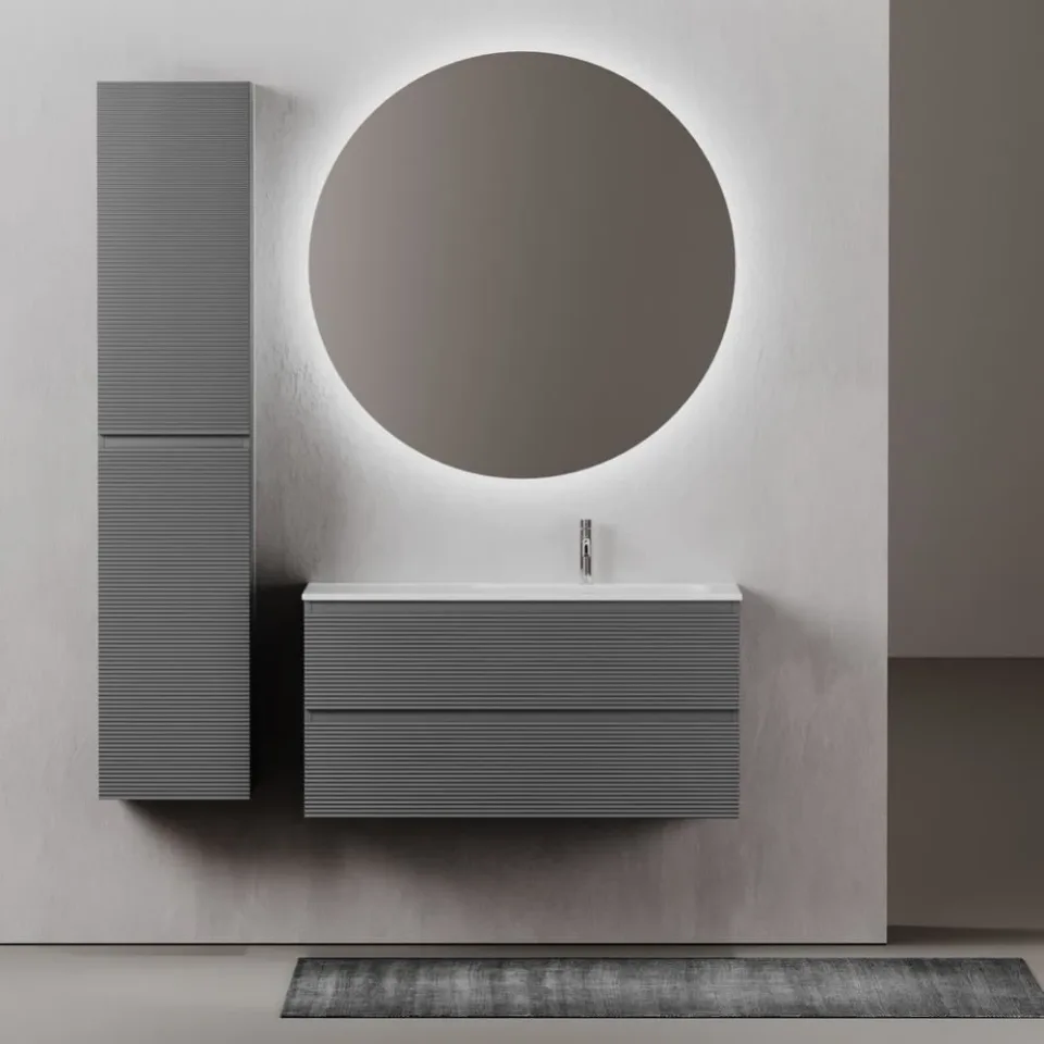 Тумба под раковину Sancos Folk 100 Grey soft R