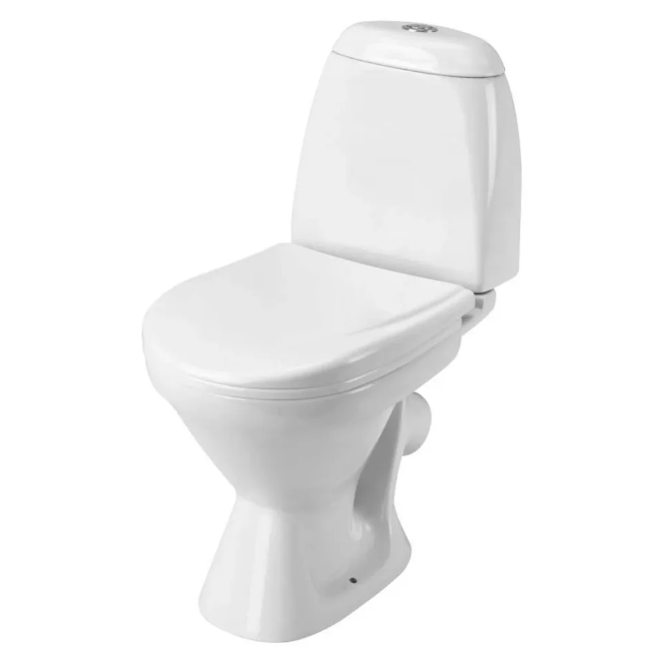 Унитаз-компакт Santek Римини 34,5*58 с крышкой-сиденьем