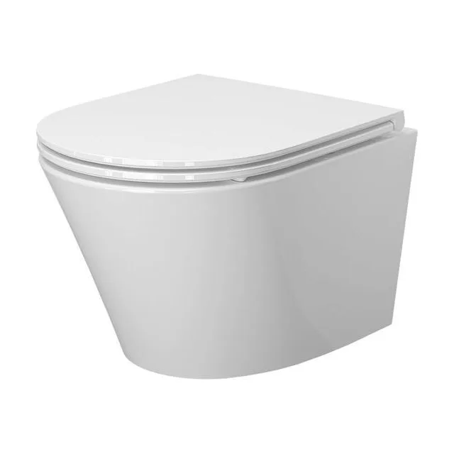 Унитаз Ritz 233K19004RS (475*360*350) подвесной БЕЗОБОДКОВЫЙ