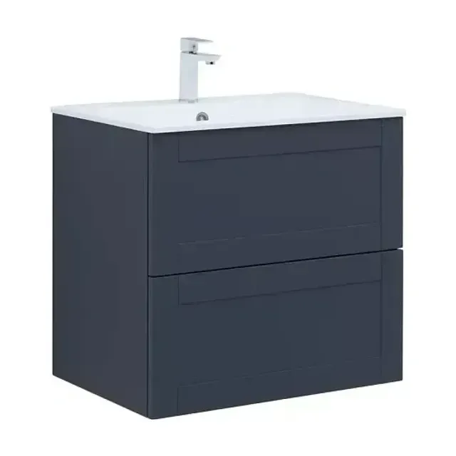 Тумба с раковиной Aquanet Терра 70 маренго Soft Touch (тактильный матовый) раковина Электра 70