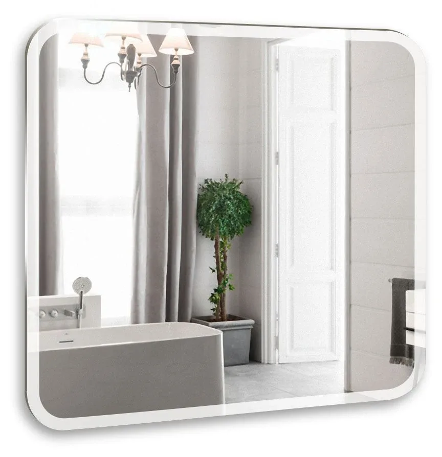 Зеркало Silver Mirrors Стив 70*68 с Led-подсветкой сенсорный выключатель