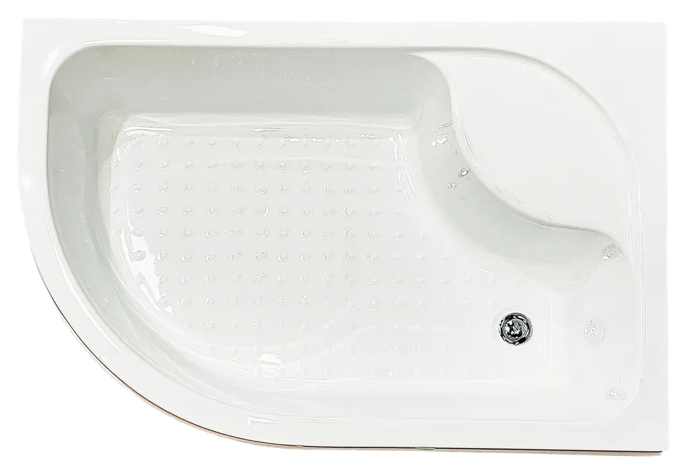 Душевой угол RB 8120BK-C-CH (прозрачное) правый