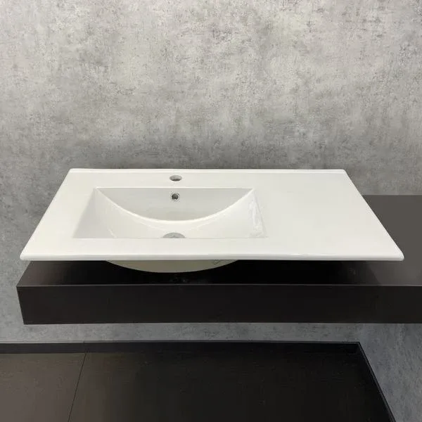 Встраиваемая раковина Comforty 9090EL 90,5*46,5 белая