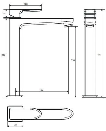 Смеситель Omnires Siena SN7312CR для раковины хром