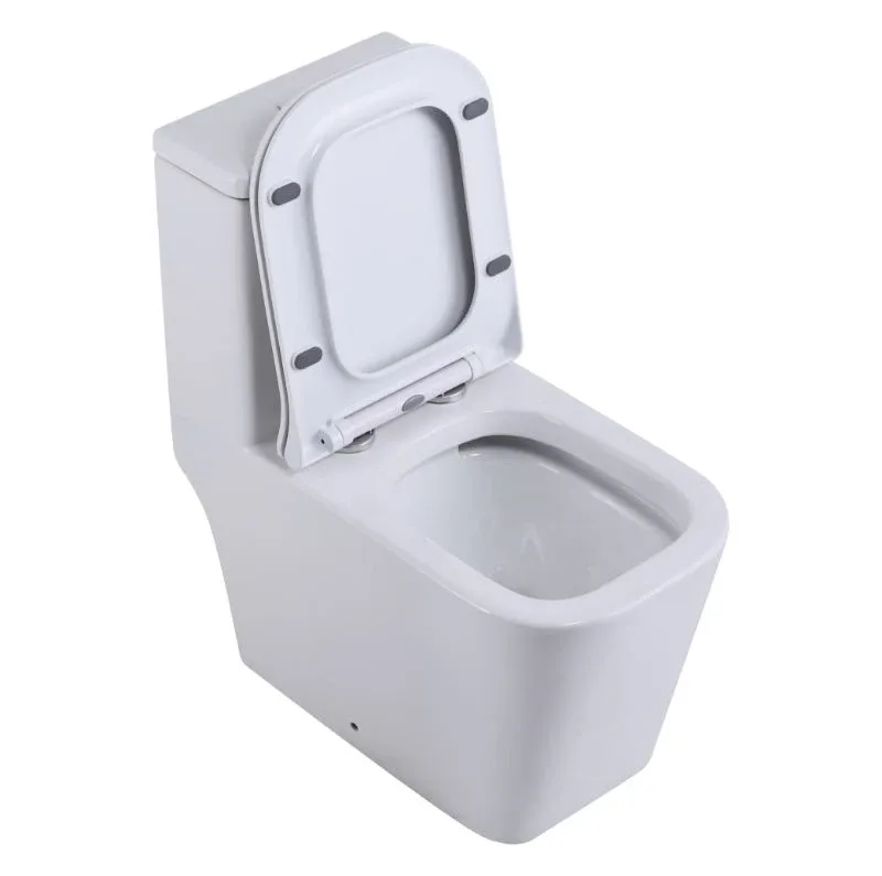 Унитаз-моноблок напольный SantiLine SL-5024 37,5*66,5 с крышкой-сиденьем микролифт