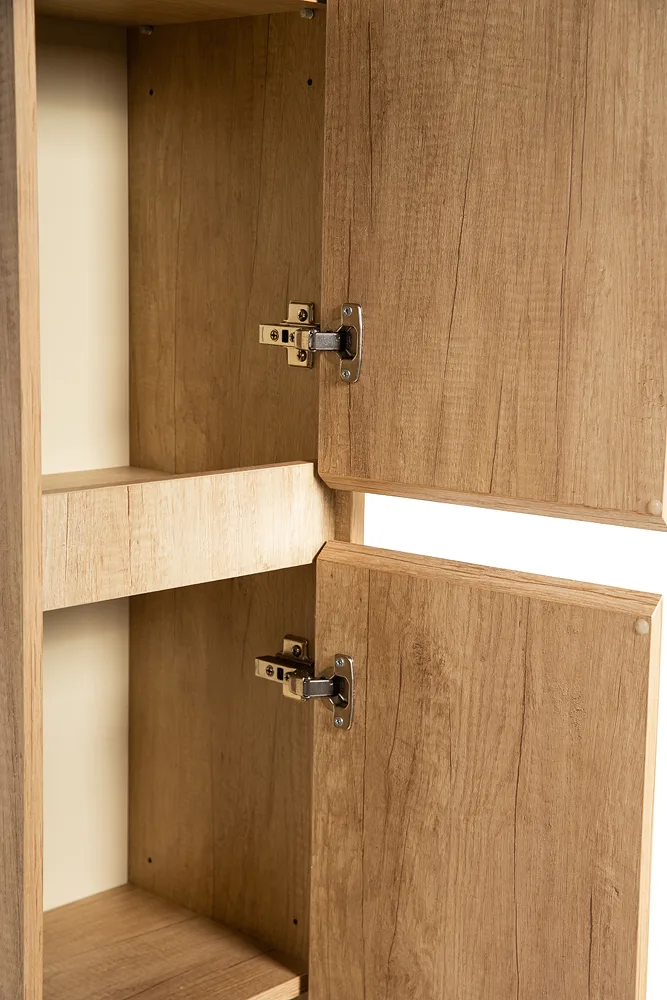 Шкаф подвесной BelBagno KRAFT-1600-2A-SC-RNN-L Rovere Nebrasca Natur, левый